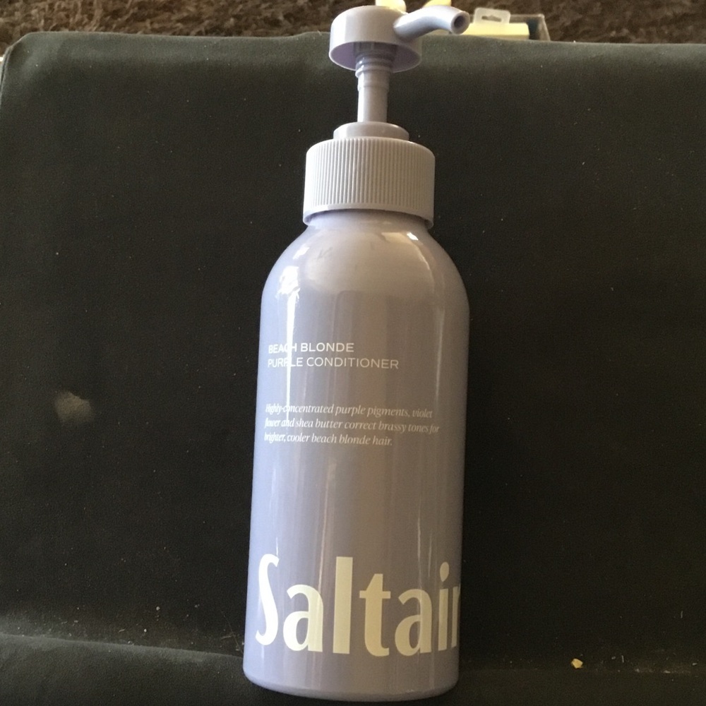 Saltair Purple Hair Conditioner - concentrated purple pigment tones blonde